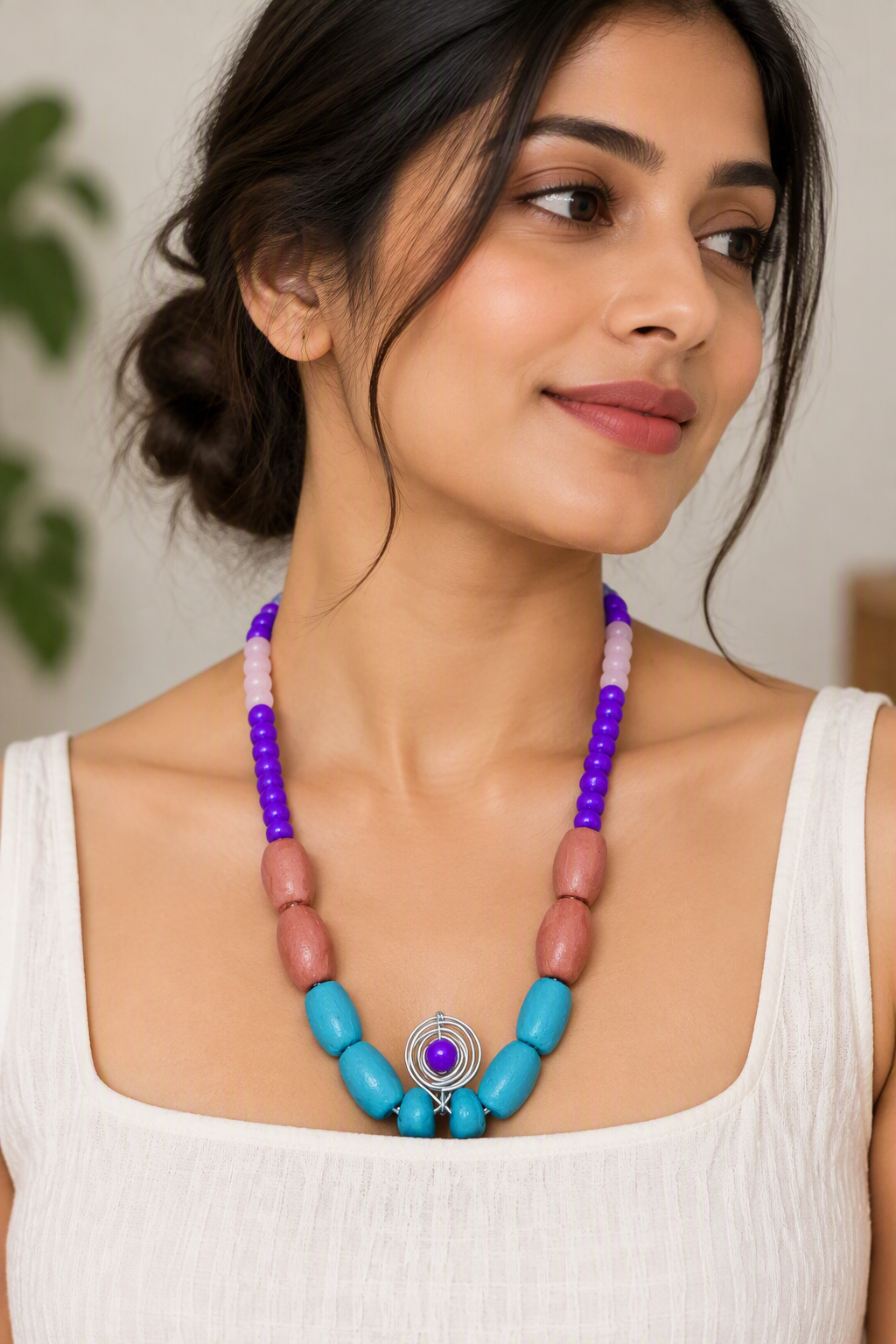 Bohemian beeds necklace