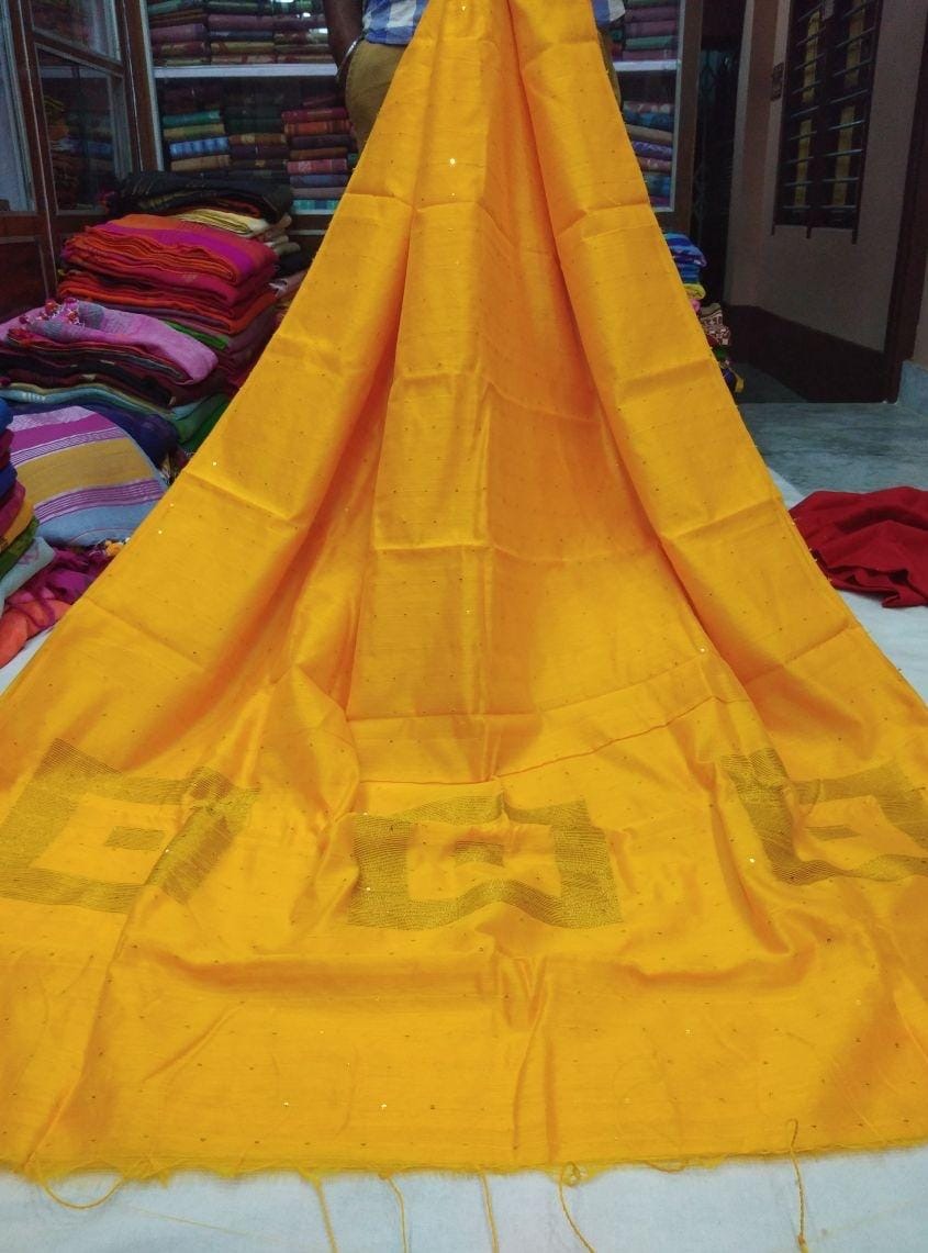 Sequence Box Handloom Saree