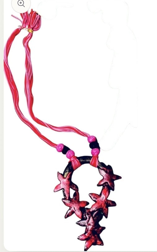 Rakta pushpa handmade clay jewellery