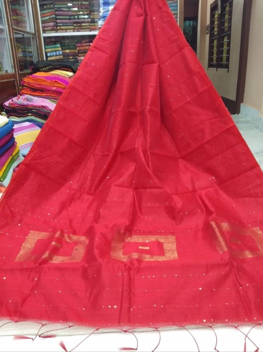 Sequence Box Handloom Saree