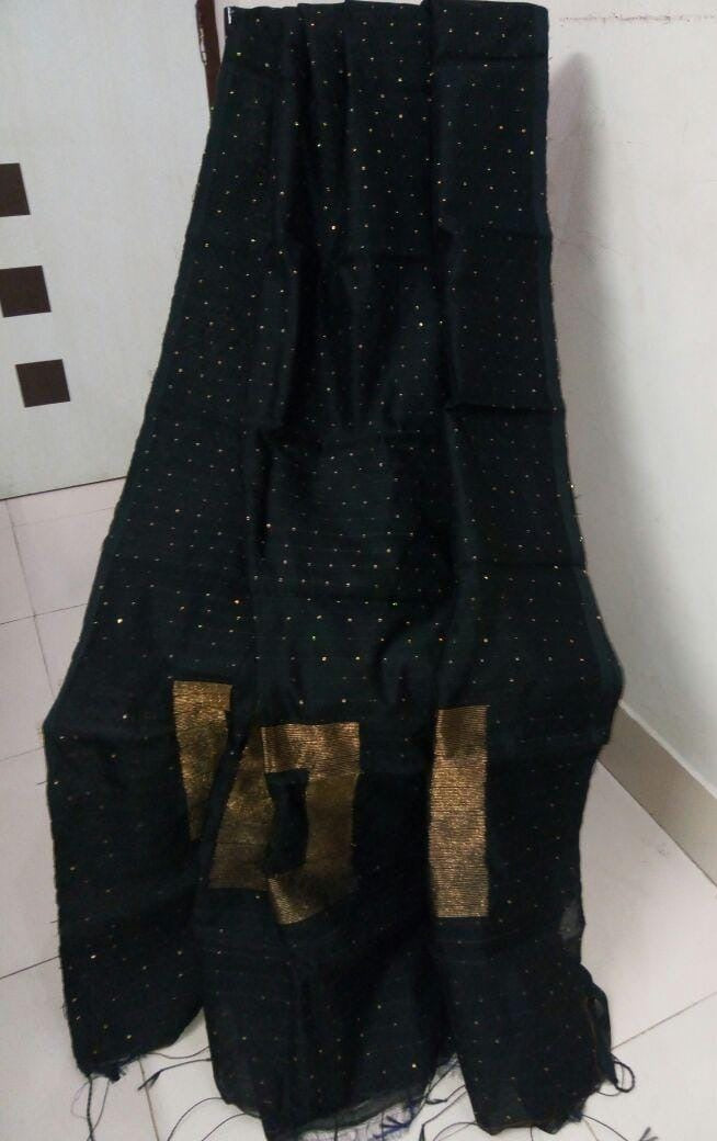 Sequence Box Handloom Saree