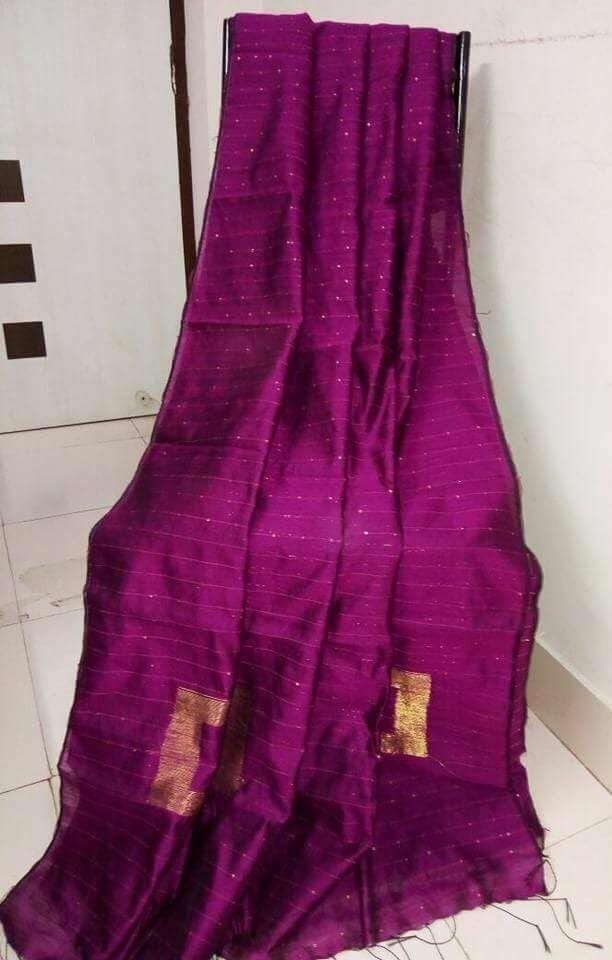 Sequence Box Handloom Saree