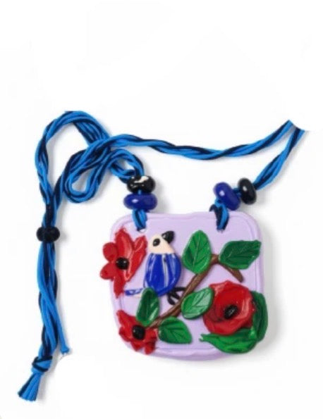 Pushpa pakhi clay handmade jewellery