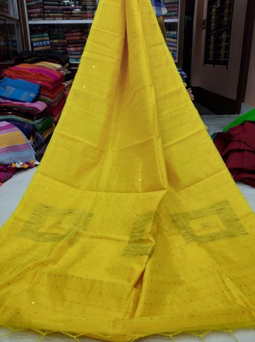 Sequence Box Handloom Saree
