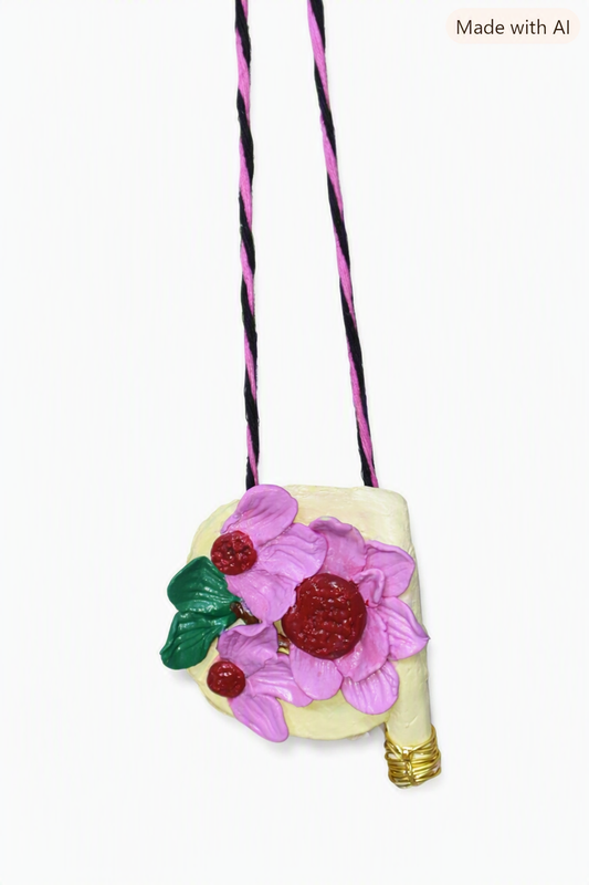 Phool patra clay handmade jewellery