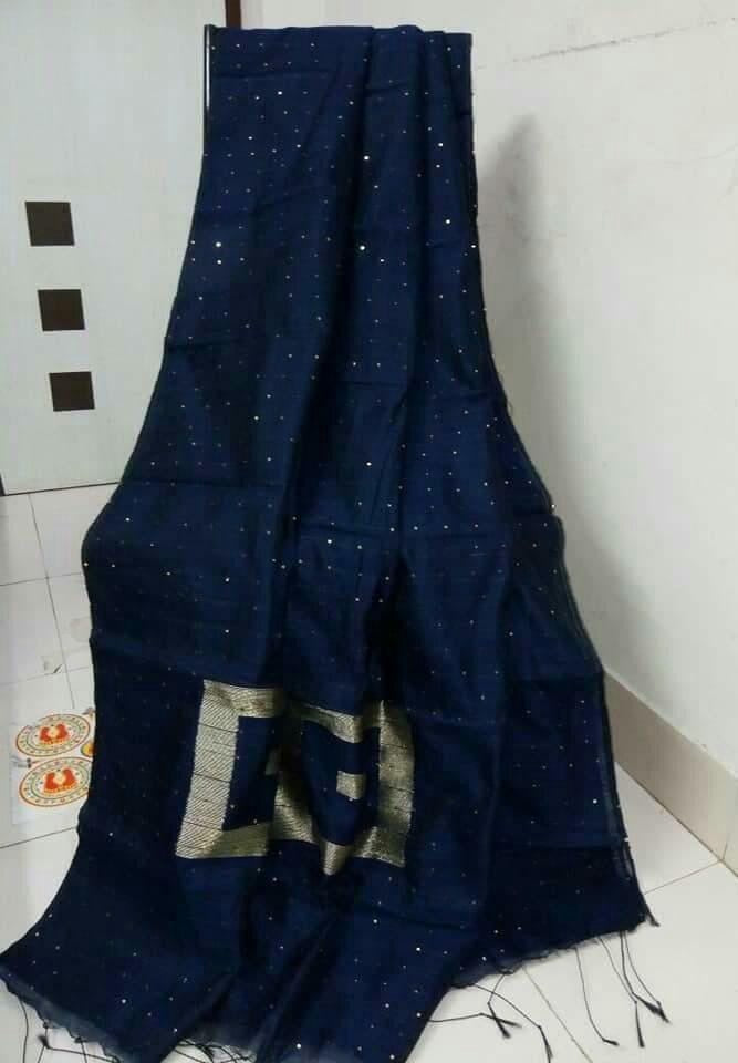 Sequence Box Handloom Saree