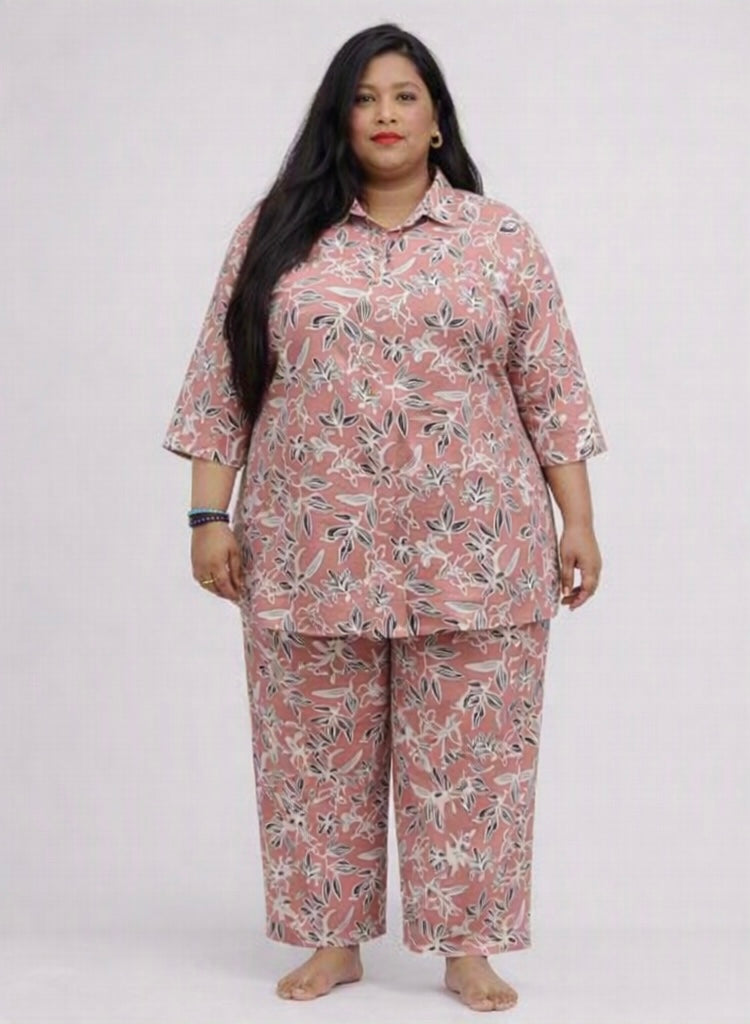 Floral peach co-ord set